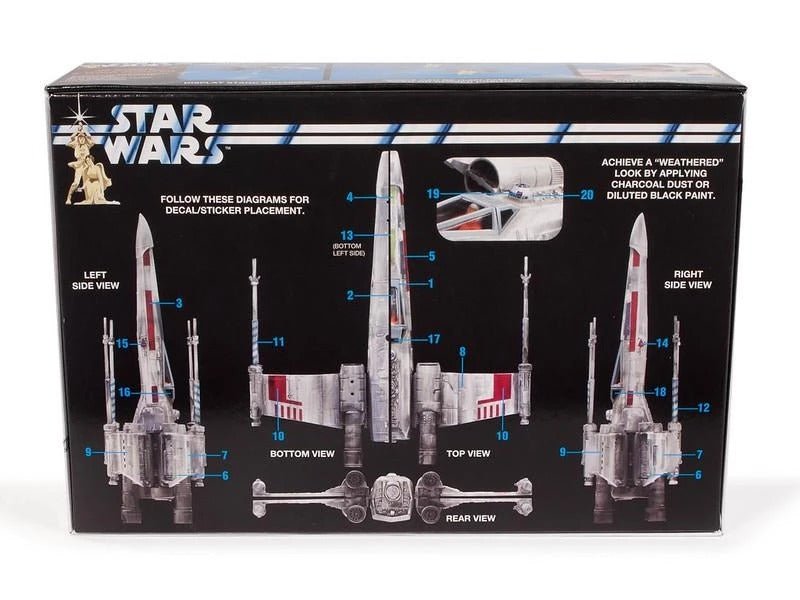 1/63 MPC Model Kit: Star Wars A New Hope: X-Wing Fighter (Snap)