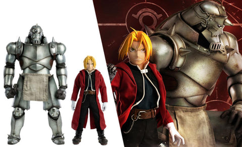 Threezero Fullmetal Alchemist: Brotherhood Alphonse Elric & Edward Elric Sixth Scale Figure Set 1:6 Scale Figure Set