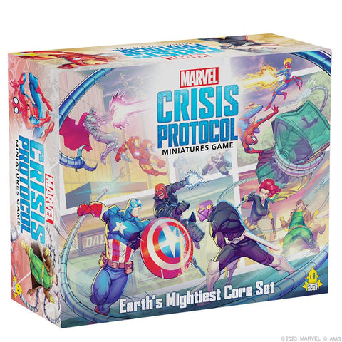 Atomic Mass Games Marvel: Crisis Protocol Earth's Mightiest Core Set - collectorzown