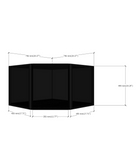 PRE-ORDER: Moducase SIXTH Series 45° Corner (H490mm) Display Case
