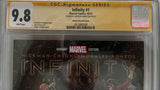 CGC 9.8 Signature Series Infinity #1 Variant Cover Signed by Arthur Adams - collectorzown