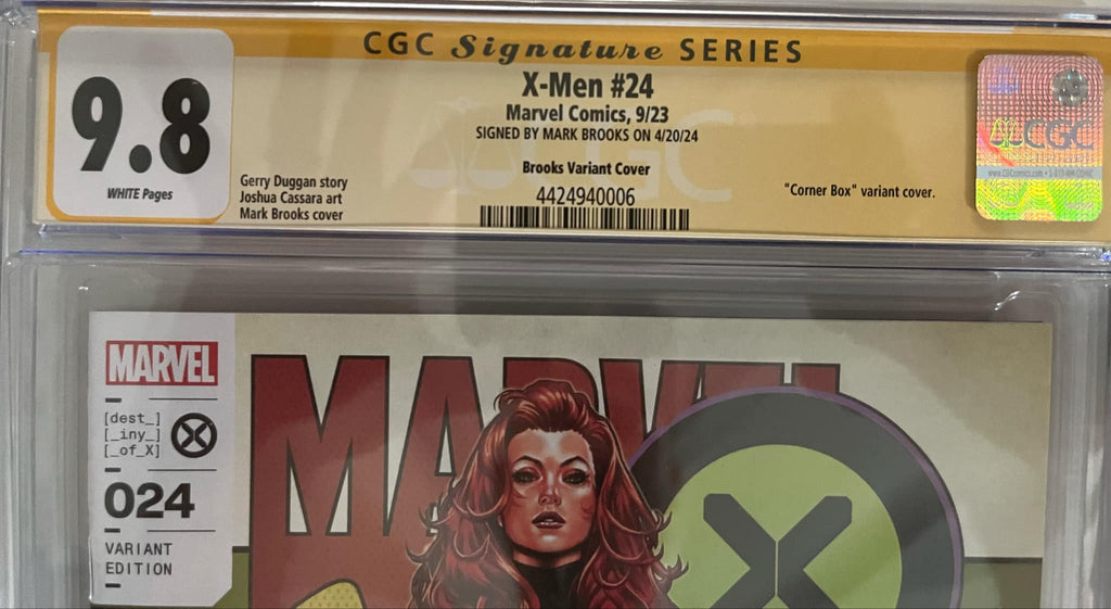 CGC 9.8 Signature Series X-Men #24 Signed by Mark Brooks - Phoenix Jea