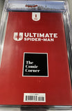 CGC 9.8 Ultimate Spider-Man #1 Comic Corner Virgin Edition Custom Label - collectorzown
