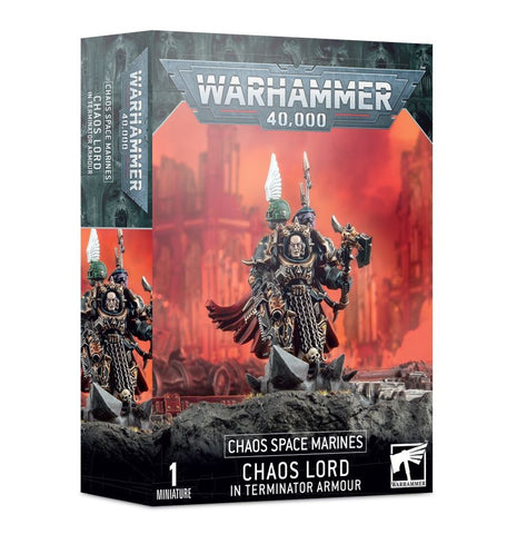 Games Workshop Warhammer 40,000: Chaos Space Marines Chaos Lord in Terminator Armour