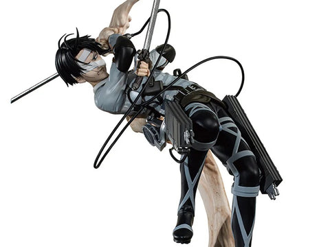 Bandai Attack on Titan Levi Ackermann Rumbling Ichibansho Statue