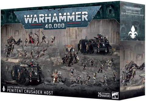 Games Workshop Warhammer 40,000: Adepta Sororitas Battlerforce Penitent Crusader Host - collectorzown
