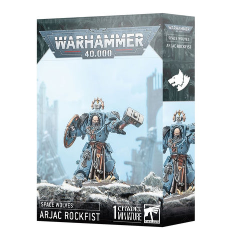 Games Workshop Warhammer 40,000: Space Wolves Arjac Rockfist 2025 Version - collectorzown