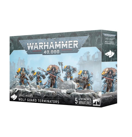 Games Workshop Warhammer 40,000: Space Wolves Wolf Guard Terminators 2025 Version - collectorzown