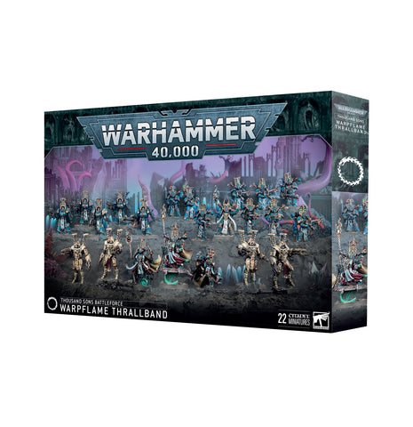 Games Workshop Warhammer 40,000 Thousand Sons Battleforce: Warpflame Thrallband - collectorzown