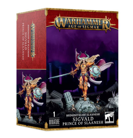 Games Workshop Warhammer Age of Sigmar: Hedonites Of Slaanesh Sigvald, Prince of Slaanesh - collectorzown