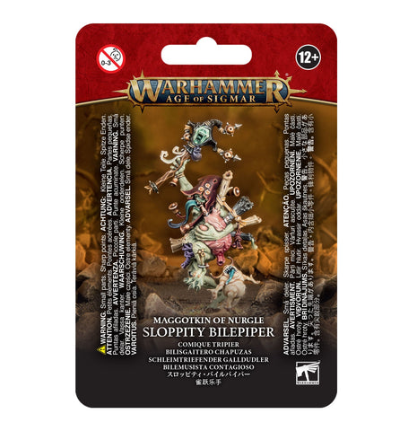 Games Workshop Warhammer Age of Sigmar: Maggotkin of Nurgle Sloppity Bilepiper - collectorzown