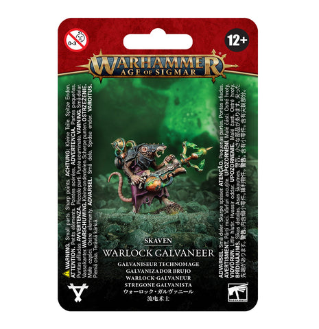 Games Workshop Warhammer Age of Sigmar: Skaven Warlock Galvaneer - collectorzown