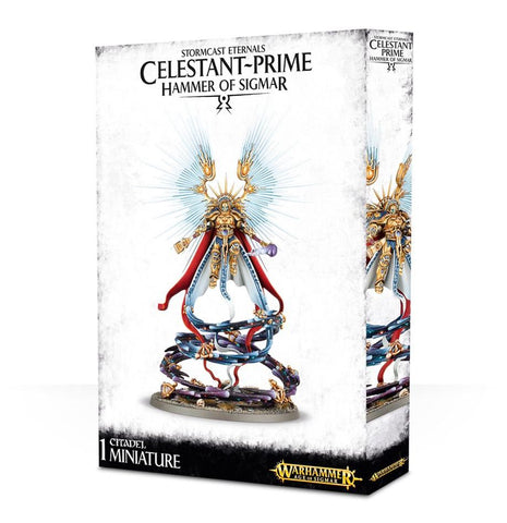 Games Workshop Warhammer Age of Sigmar: Stormcast Eternals Celestant - Prime, Hammer of Sigmar - collectorzown