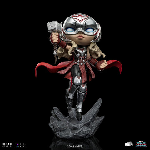 Iron Studios Thor Love and Thunder Mighty Thor Jane Foster Minico Statue - collectorzown