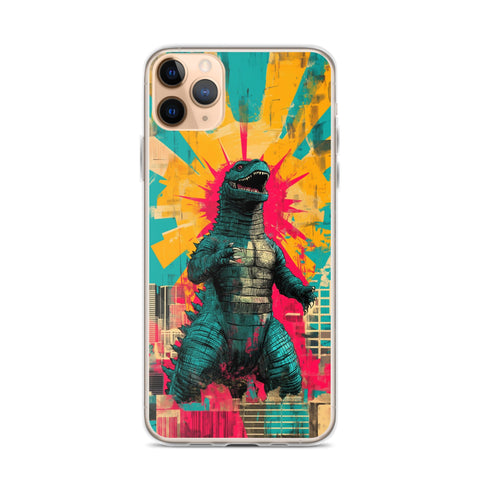Kaiju Godzilla Poster iPhone Case - collectorzown