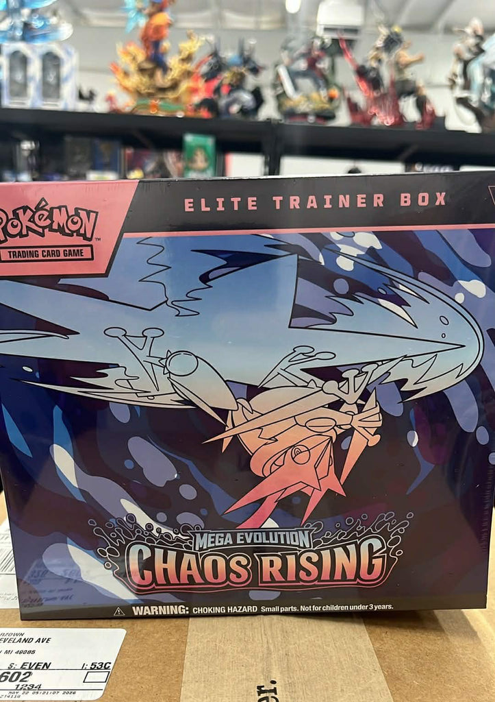 pokemon trading card game: mega evolution elite trainer box TCG: Evolutions ME4 Chaos Rising Version:CMM Regular Half Count The recommended age for The Best MTG Cards