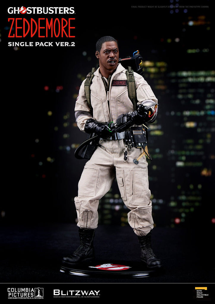 PRE-ORDER: Blitzway Ghostbusters 1984 Winston Zeddemore Pack ver.2 1/6
