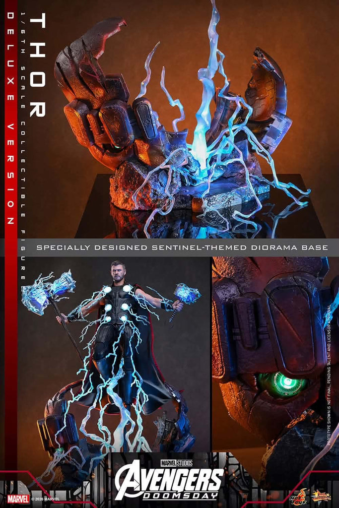 Pre-order Hot Toys Marvel Studios Avengers: Doomsday Thor Deluxe Version - Sixth Scale Figure