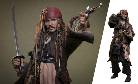 PRE-ORDER: Hot Toys Pirates of the Caribbean Jack Sparrow Sixth Scale Figure - collectorzown