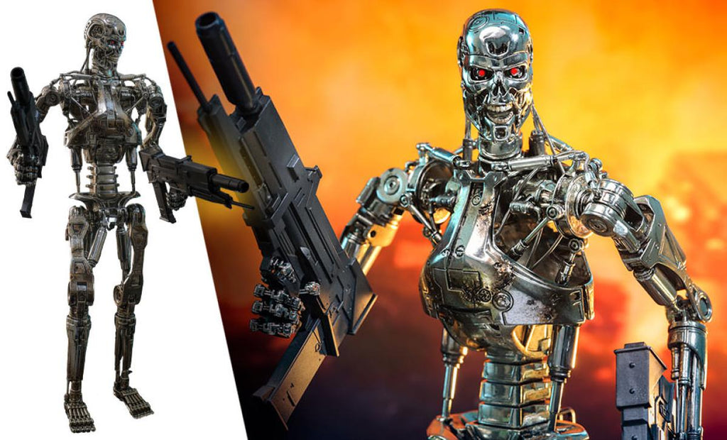 T-800 Indestructible Endoskeleton フィギュア HOTTOYS Terminator T800 Indestructible Endoskeleton 1/6 Action