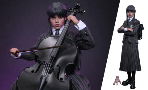 PRE - ORDER: Hot Toys Wednesday Addams Sixth Scale Figure - collectorzown