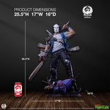 PRE - ORDER: PCS Collectibles Teenage Mutant Ninja Turtles Legends: Casey Jones (Deluxe Edition) 1:3 Scale Statue - collectorzown