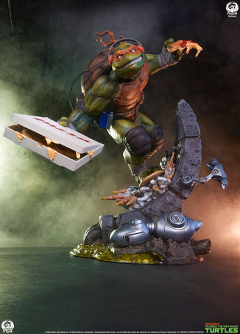 PRE - ORDER: PCS Collectibles Teenage Mutant Ninja Turtles: Michelangelo (Deluxe Edition) 1:3 Scale Statue - collectorzown