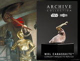 PRE - ORDER: Regal Robot Star Wars Archive Wol Cabasshite Concept Maquette Replica Numbered Edition - collectorzown