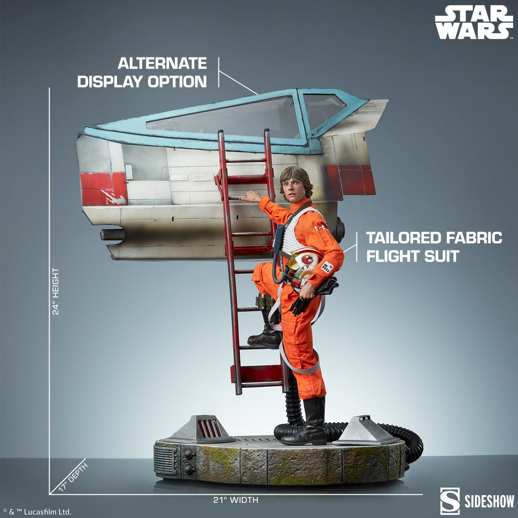 PRE-ORDER: Sideshow Collectibles Star Wars Luke Skywalker & X-Wing: Re