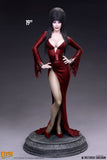 PRE - ORDER: Tweeterhead Elvira: Mistress of the Dark (Red Glitter Dress Variant) Quarter Scale Maquette - collectorzown