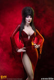 PRE - ORDER: Tweeterhead Elvira: Mistress of the Dark (Red Glitter Dress Variant) Quarter Scale Maquette - collectorzown