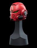 PRE - ORDER: Weta Workshop Warhammer 40K Space Marines Blood Angels Helmet Replica - collectorzown