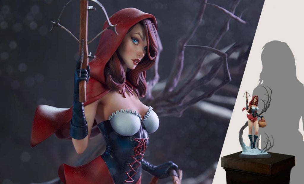 Sideshow Collectibles Red Riding Hood Statue