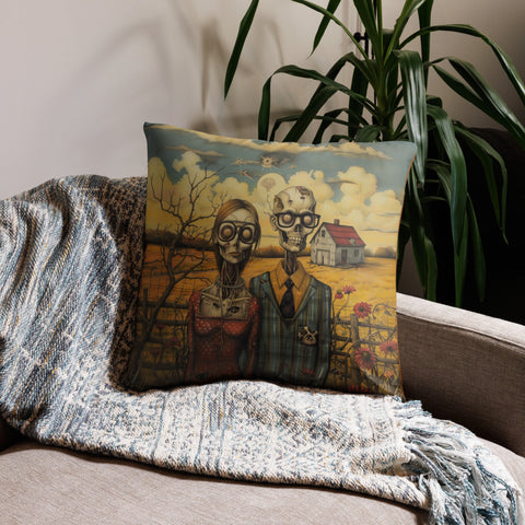 Zombies on the Prairie Pillow - 1 - collectorzown