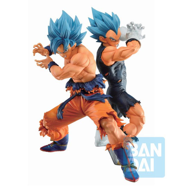 Bandai Tamashii Nations Dragon Ball Super Son Goku and Vegeta Super Saiyan  God Super Saiyan Vs Omnibus Super Ichiban Statue - collectorzown
