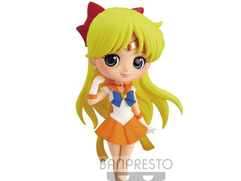 Banpresto Sailor Moon Eternal Q Posket Super Sailor Venus (Ver.A) Statue - collectorzown