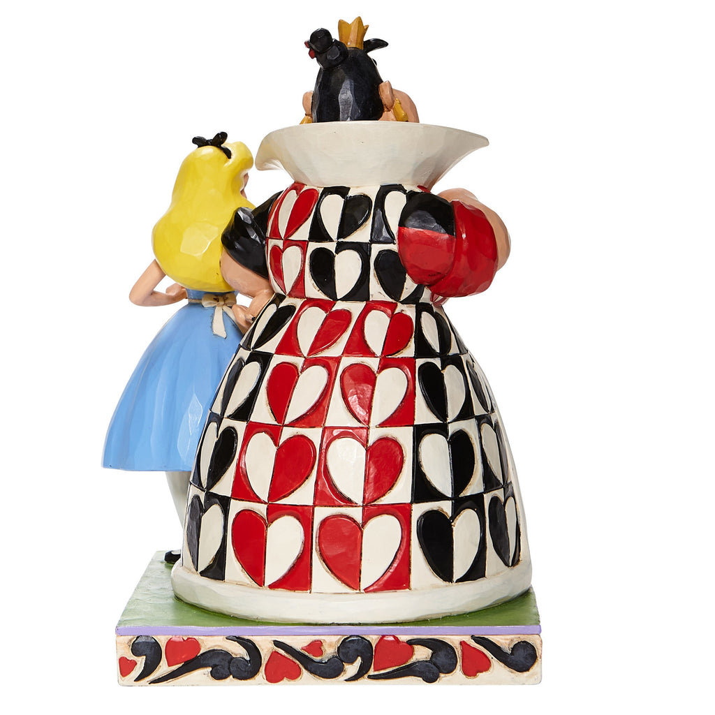 Disney Traditions Alice フィギュア Enesco Disney Traditions Alice & Queen of Hearts Statue