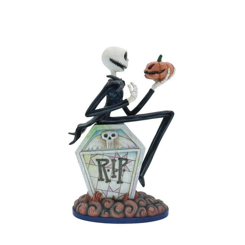 Enesco: Enesco Disney Traditions Jack Skellington on Gravestone Statue - collectorzown