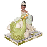Enesco: Enesco Disney Traditions White Woodland Tiana w/Louie Statue - collectorzown