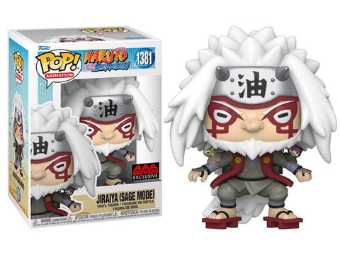 Funko Pop! Animation: Naruto: Shippuden Jiraiya Sage Mode #1381 AAA Anime Exclusive - collectorzown