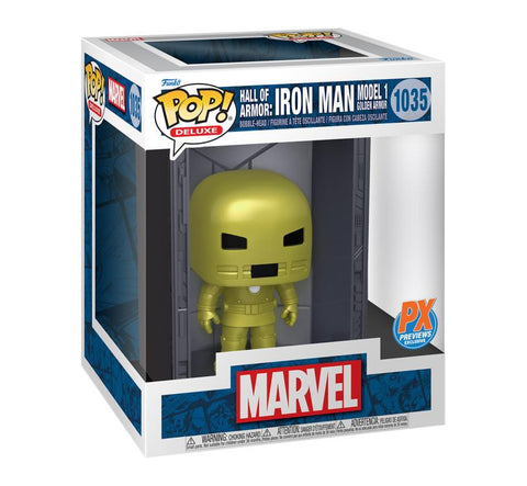 Funko Pop! Deluxe Hall Of Armor: Iron Man Model 1 #1035 PX Previews Exclusive - collectorzown