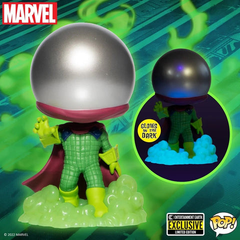 Funko Pop! Marvel: Mysterio GITD #1156 Entertainment Earth Exclusive - collectorzown