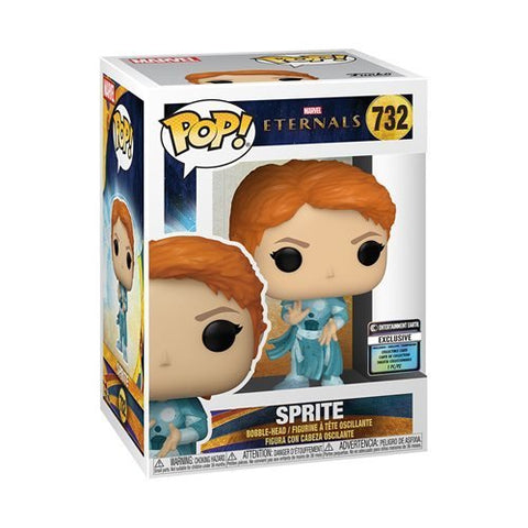 Funko Pop! Marvel: The Eternals Sprite with Collectible Card #732 Entertainment Earth Exclusive - collectorzown