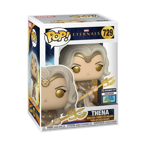 Funko Pop! Marvel: The Eternals Thena with Collectible Card #729 Entertainment Earth Exclusive - collectorzown