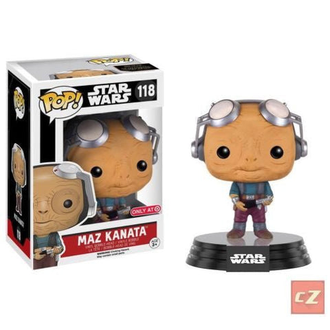 Funko Pop! Star Wars: The Force Awakens Maz Kanata Target Exclusive #118 *New In Box* - collectorzown