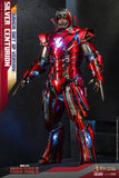 Hot Toys Iron Man 3 Iron Man Mark XXXIII Silver Centurion (Armor Suit Up Version) Sixth Scale Figure - collectorzown