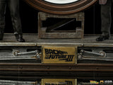 Iron Studios Back to the Future Part III Marty and Doc at the Clock Deluxe 1:10 Scale Statue - collectorzown