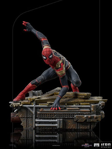 Iron Studios Marvel Studios Spider-Man No Way Home Peter #1 Tom Holland 1/10 Art Scale Statue - collectorzown