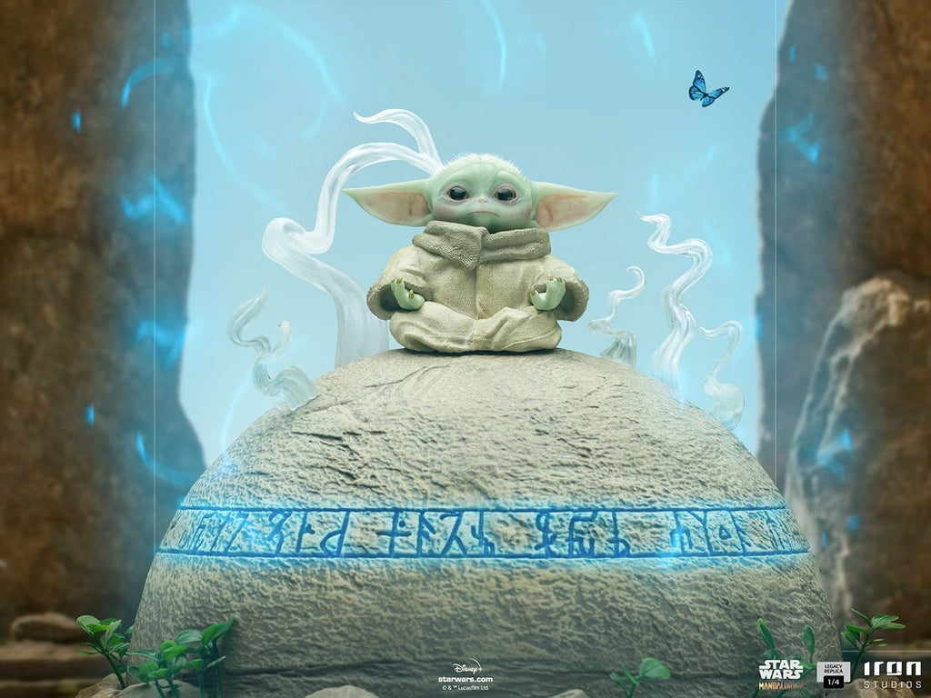 Iron Studios Star Wars The Mandalorian Grogu (Baby Yoda) 1:4 Scale Leg