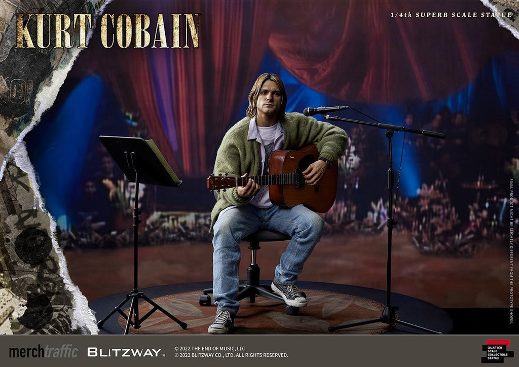 cobainさま Blitzway Nirvana Kurt Cobain 1/4 Superb Scale Statue